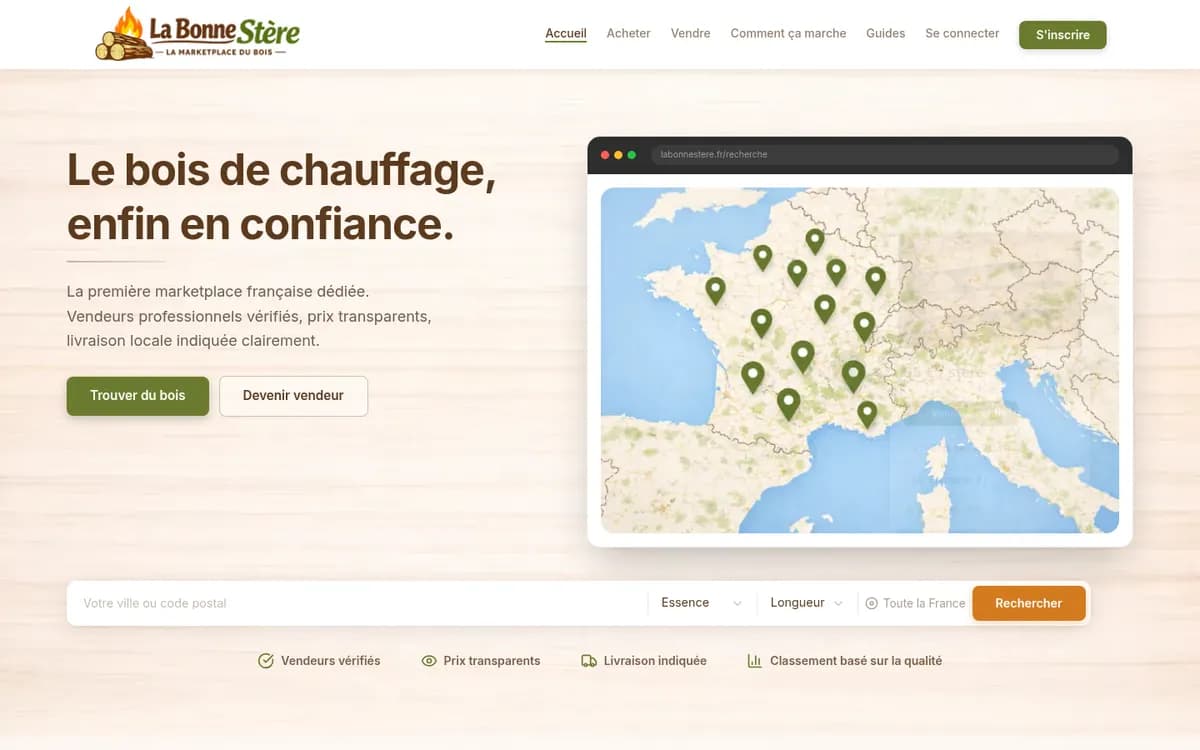 Aperçu du projet La Bonne Stère